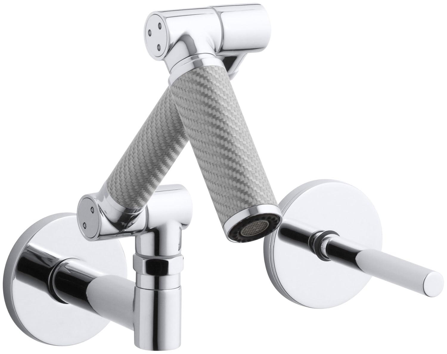 Buy Kohler K 6269 C11 Cp Karbon Wall Mount Lavatory Faucet With