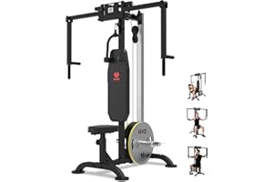 HVO Chest Fly Machine PEC: Deck Fly and Reverse Delt Adjustable Upper Body Home Gym Workout Butterfly