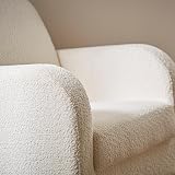 CuddleCo Etta Nursing Chair Boucle Off-White Elegant Mushroom Tone view 5
