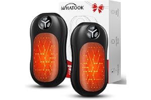 WHATOOK AI Hand Warmers Rechargeable: Magnetic 2 in 1 Electric Hand Warmers with USB Charging, Portable Reusable Pocket Heater, Men Women Gifts for Outdoors, Golfing, Hiking, Skiing, Hunting