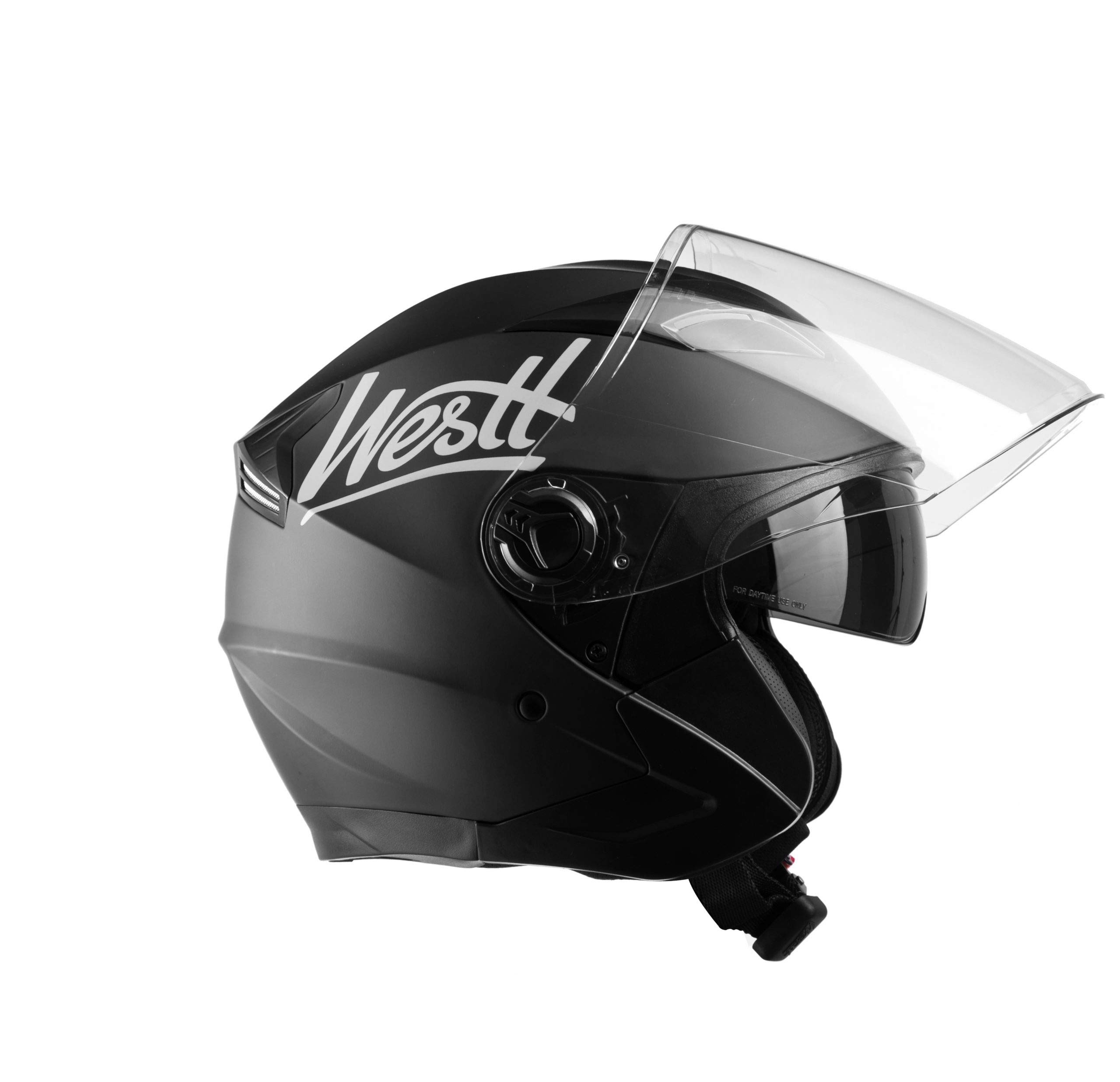 Westt Casco Moto Trail Amazon Westt Jet Motorbike Helmet Open Face