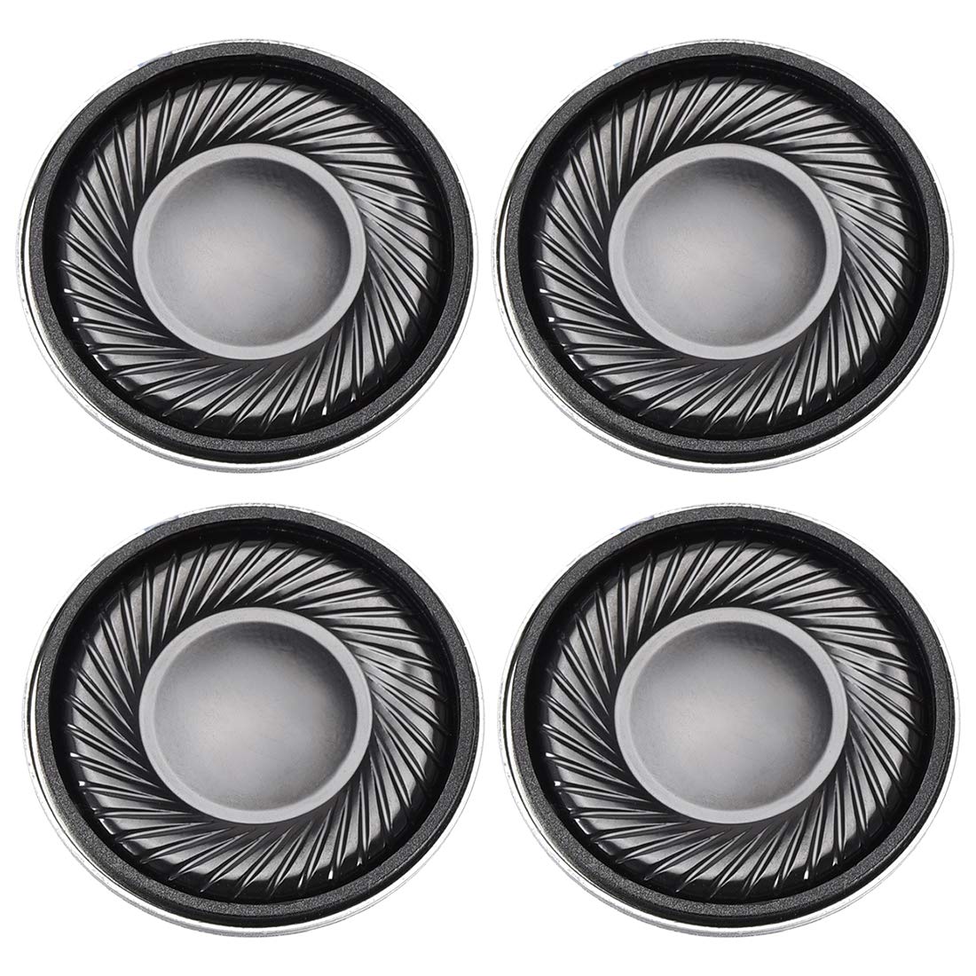 sourcing map 2W 8 Ohm Micro Internal Speaker Magnet Loudspeaker 28mm Dia 4pcs