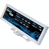 Lian Li SM088X 8.8" Universal LCD Screen with ARGB Frame, White (US88 v1) | Display PC temperatures, images and video on an 8.8-inch screen with flexible mounting and customizable ARGB lighting.
