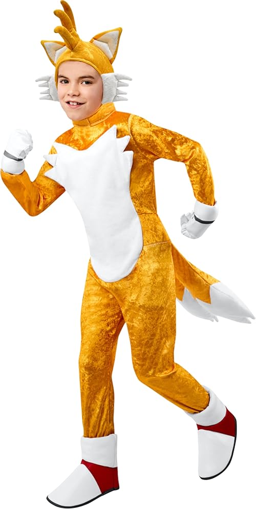 Rubies Sonic the Hedgehog: Tails Costume for Kids, Boy's Medium