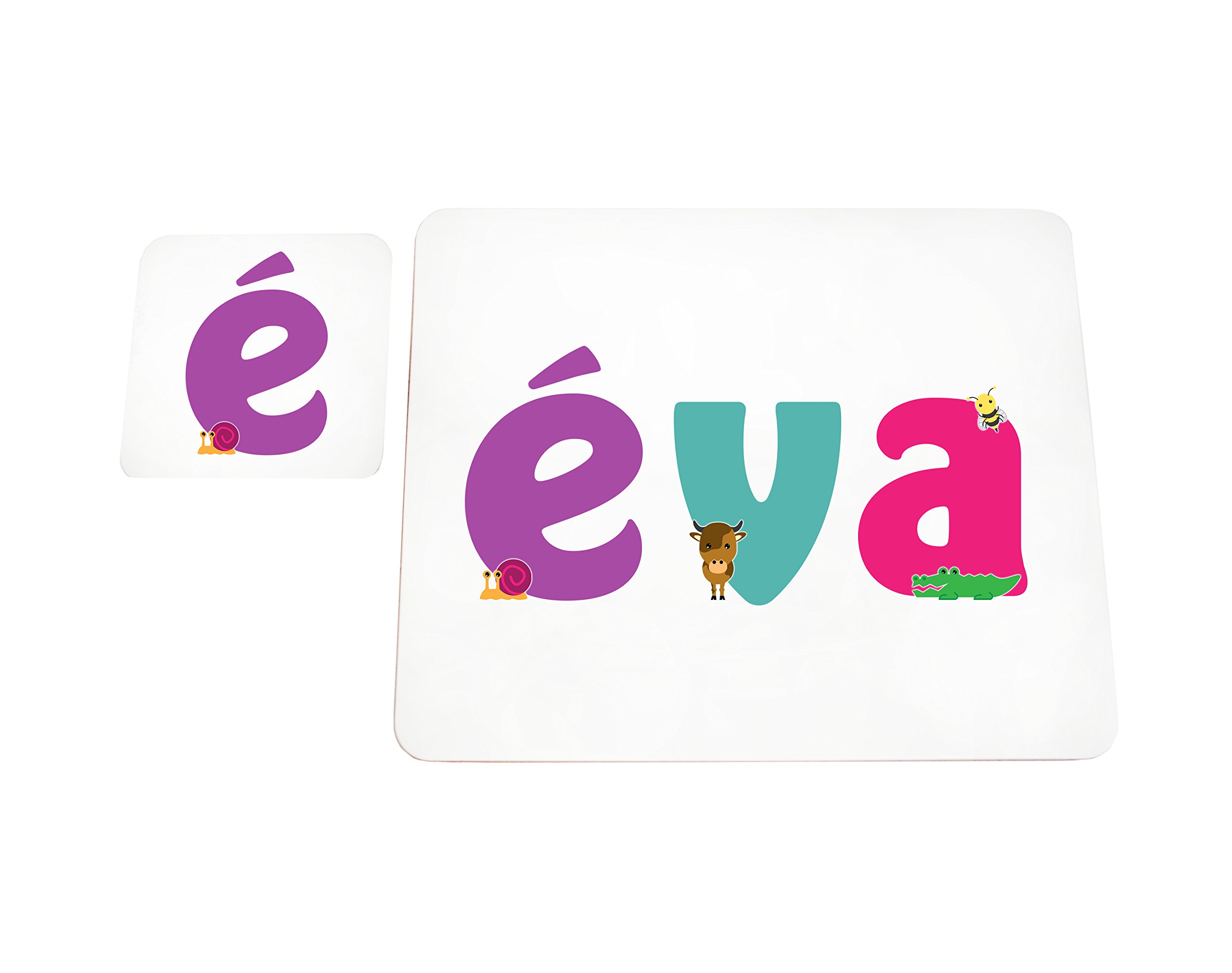 Little Helper with Coaster Doily Style Example Girl/The Name of Colourful Éva