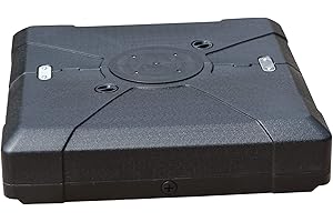 PURPLE LEAF DY1150 Offset Patio Umbrella Base Sand/Water Filled Square, 38.9'' X 38.9''