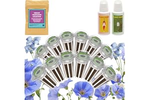 LYKOCLEAN Vibrant Wildflower Seeds Starter Pod Kit 12-pods Compatible with Hydroponics Growing System (350 Seeds+, Include Clover, Nasturtium, Connaris, Milkweed, Cornflower, Morning Glory Flowers)
