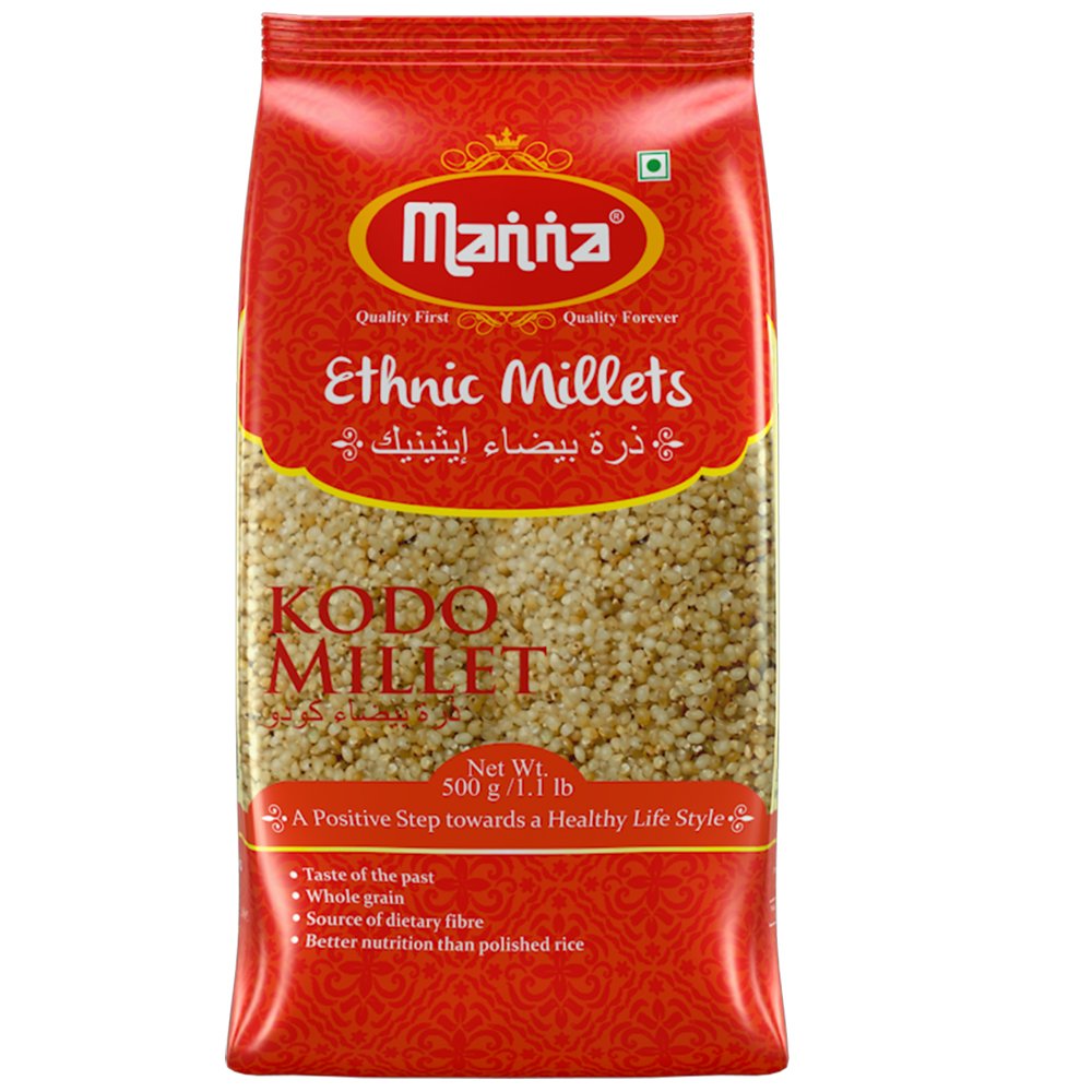 Manna Mixed Millets Combo Pack of 3 (Foxtail Millet 500g,, Kodo Millet