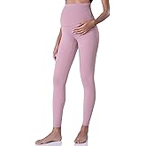 POSHDIVAH Women's Maternity Leggings Over The Belly Pregnancy Yoga Pants Active Wear Workout Leggings