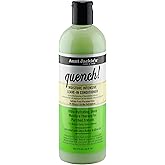 Aunt Jackie's Curls and Coils Quench Moisture Intensive Leave-In Hair Conditioner for Natural Curls, Coils and Waves, Enriched with shea Butter, 16 oz