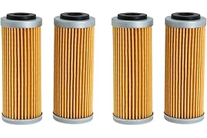 LETUSIC Oil Filter Replace 77338005100 for KTM EXCF 250 350 450 200 530 SXF 250 350 450 505 2008-2022 for Husqvarna Fe 450 2017 (Pack of 4)