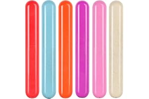 Eaezerav 6 Pack Toothbrush Travel Case, Travel Toothbrush Holder, Sanitary Toothbrush Storage, Eco-friendly Toothbrush Protector Covering for Traveling, Business, Camping, Home, School