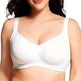 Wireless Jelly Bras for Women,Supportive Seamless T-Shirt Bras,Push Up Comfortable No Underwire Bra with Everyday Bras