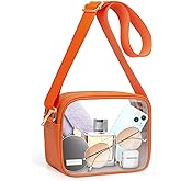KETIEE Clear Crossbody Bag, Stadium Approved Clear Purse Bag for Concerts Sports Events Festivals