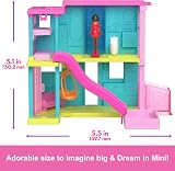 Barbie Mini BarbieLand Dreamhouse Set with Elevator Pool 1.5in Doll HYF46 view 5