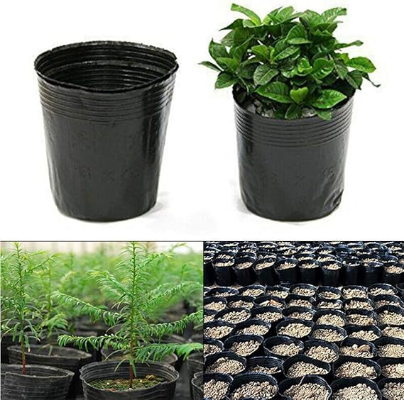 IUAQDP 100 Pieces Plastic Plants Nursery Pots