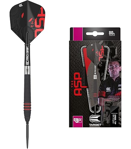 Target Darts Phil Taylor Power 8-Zero 4 Black Steel Tip Swiss