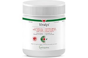 Vetoquinol Viralys Powder – Veterinary Health Product – Supports a Healthy Immune System (L-Lysine) (100 g)