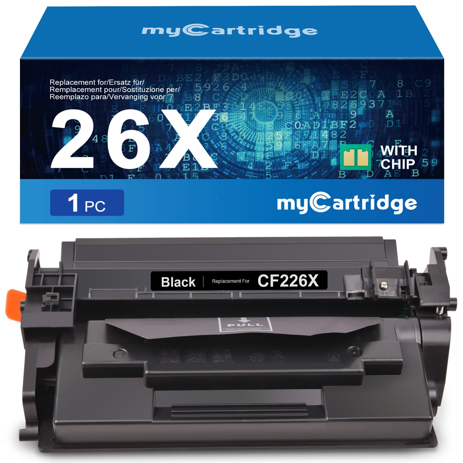 Mycartridge Compatible HP 26X CF226X Black Toner Cartridge for HP Laserjet Pro M402d M402n M402dn M402dw M402dne MFP M426dw MFP M426fdn MFP M426fdw Printer