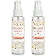 One Fur All Pet House Freshening Room Spray - Vanilla Sandalwood Pack of 2, Concentrated Air Freshener, Non-Toxic and Pet-Friendly Air Freshener - Pet Odor Eliminator Room Spray
