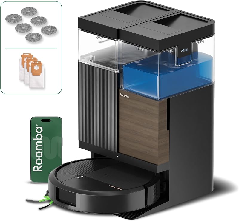 Roomba® Plus 576 Combo robot aspirapolvere lavapavimenti, 25.000 Pa
