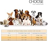 CFMOUR Retractable Dog Lead 5m 20kg Grey Heavy-Duty Extendable Nylon Tape Leash view 8