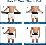 Paskyee Sciatica Belt Back Support—SI Joint Hip Brace Men Women view 6