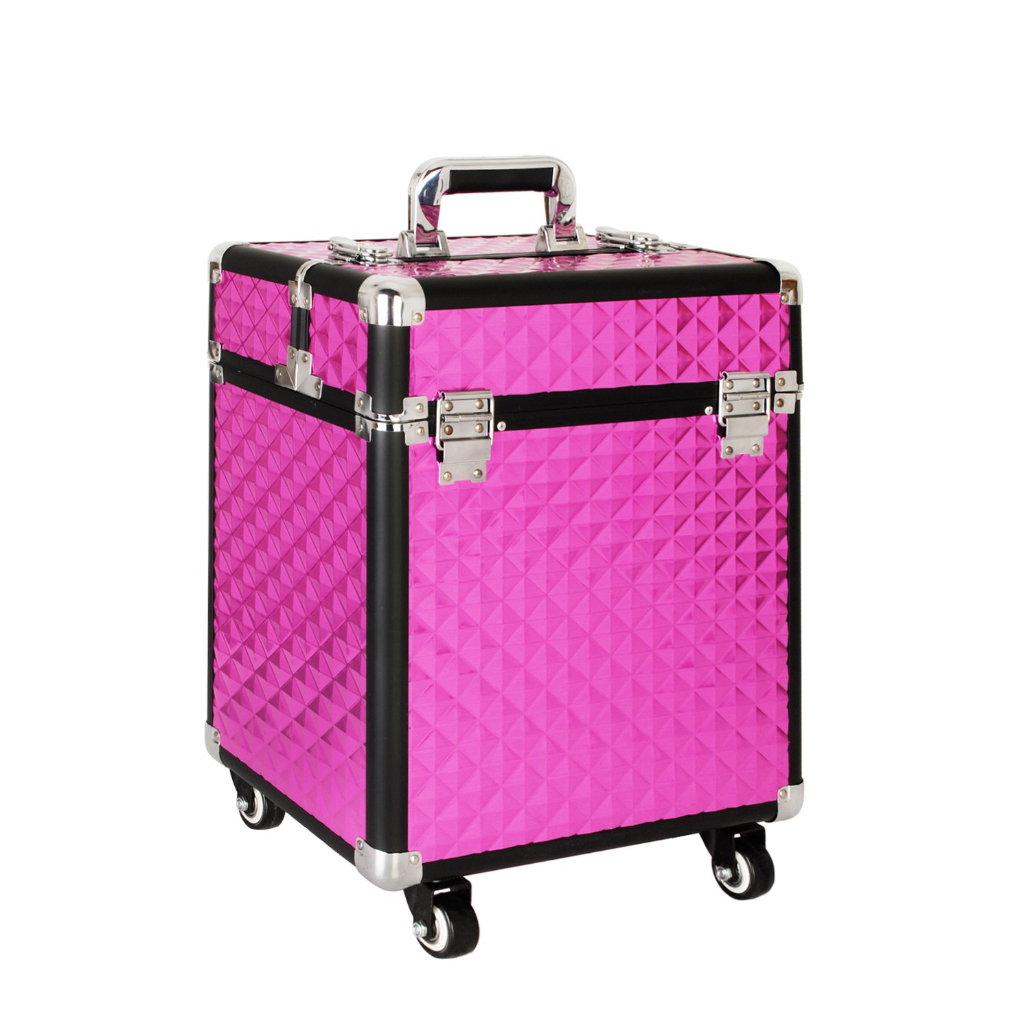 Joligrace Professional Makeup Trolley Cosmetic Vanity Box Make Up