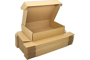 Lmuze Small Brown Shipping Boxes for Small Business Pack of 25-9x6x2 inches Cardboard Corrugated Mailer Boxes for Shipping Packaging Craft Gifts Giving Products