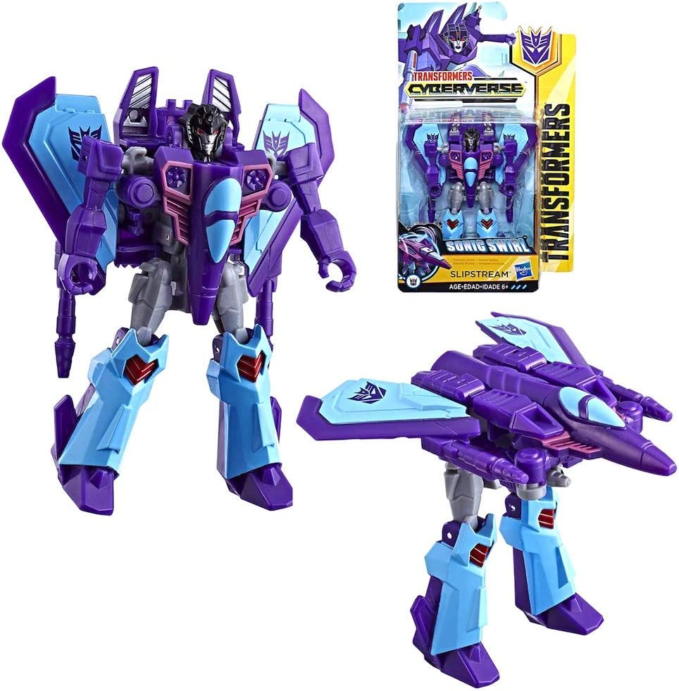 Cyberverse Slipstream Sonic Swirl Transformer Action Figure 3.75"