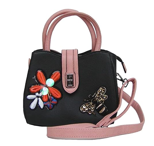 angel kiss FLOWER kleine freche Handtasche mit Glitzer ...
