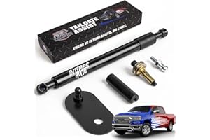 InTimesAuto Truck Tailgate Assist Accessories for 2009-2024 Dodge Ram 1500 2500 3500, No-Drill Installation, Smooth Drop Rate for Enhanced Safety and Durability in Off-Road Adventures
