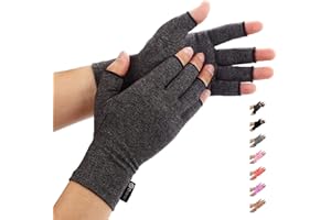 Duerer Arthritis Gloves Women Men, Carpal Tunnel, Rheumatiod, Tendonitis, Fingerless Hand Thumb Compression Gloves