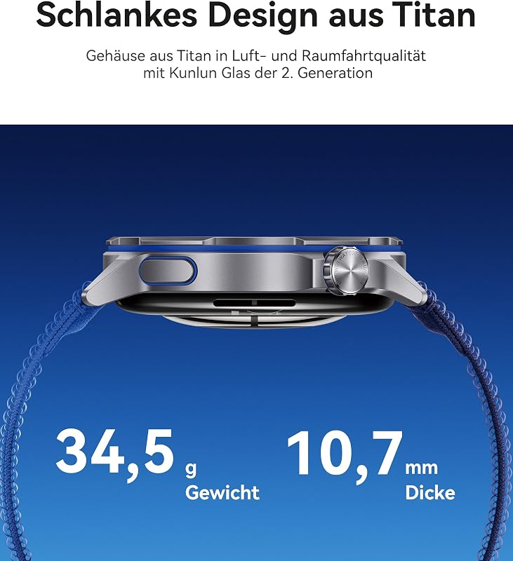 Watch GT Runner 2 Smartwatch, GPS Marathon Laufuhr, Dusk Blue