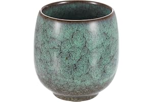 HARFINGTON Chinese Ceramic Teacups 5.75oz Traditional Gong Fu Tea Set Ceramic Mate Teacup Japanese No Handle Small Coffee Cup