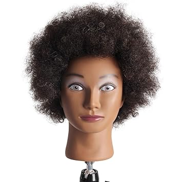 afro mannequin training head
