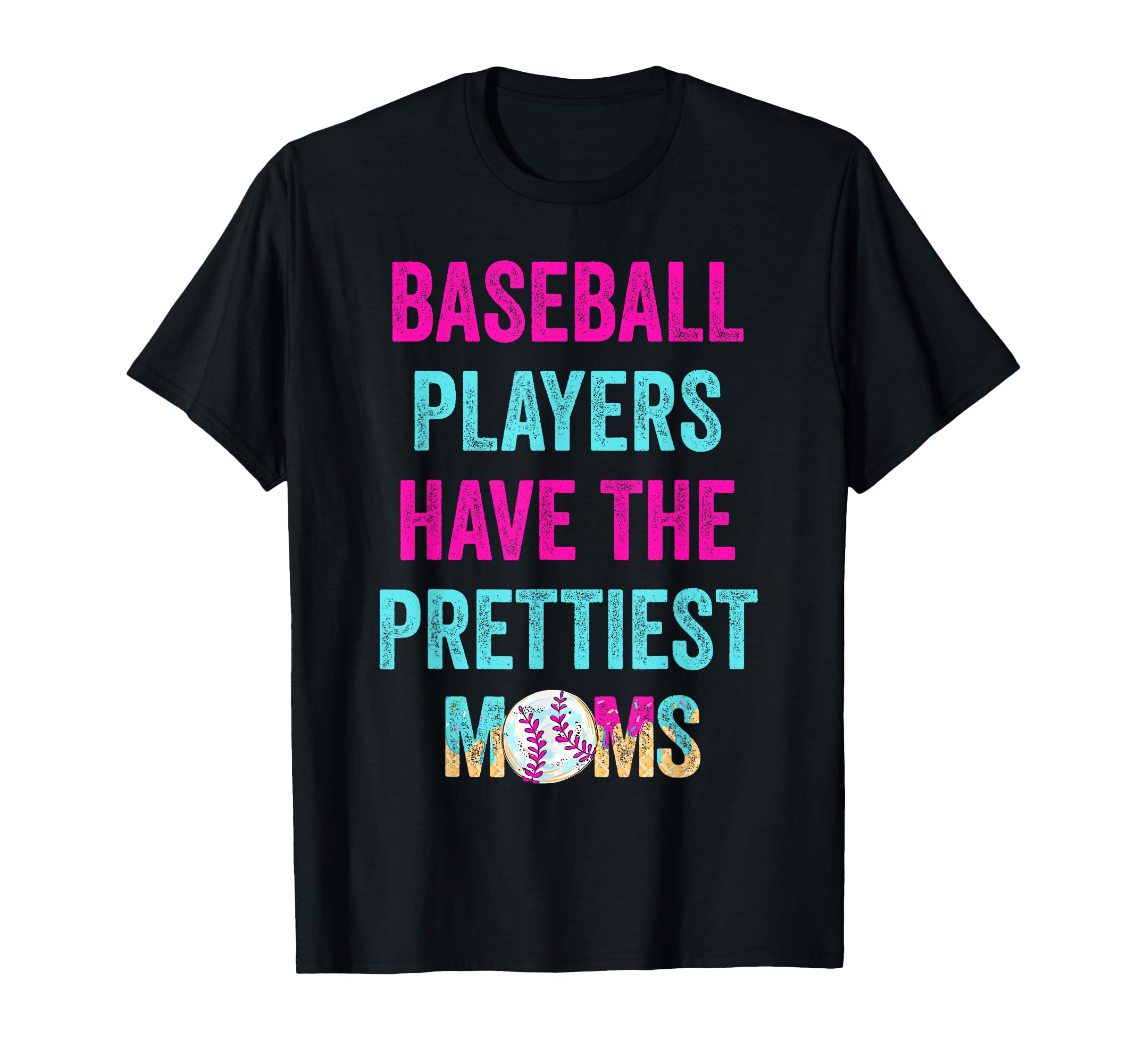 Photo 1 of Baseball Players Have the Prettiest Moms Ice Cream Baseball T-Shirt
