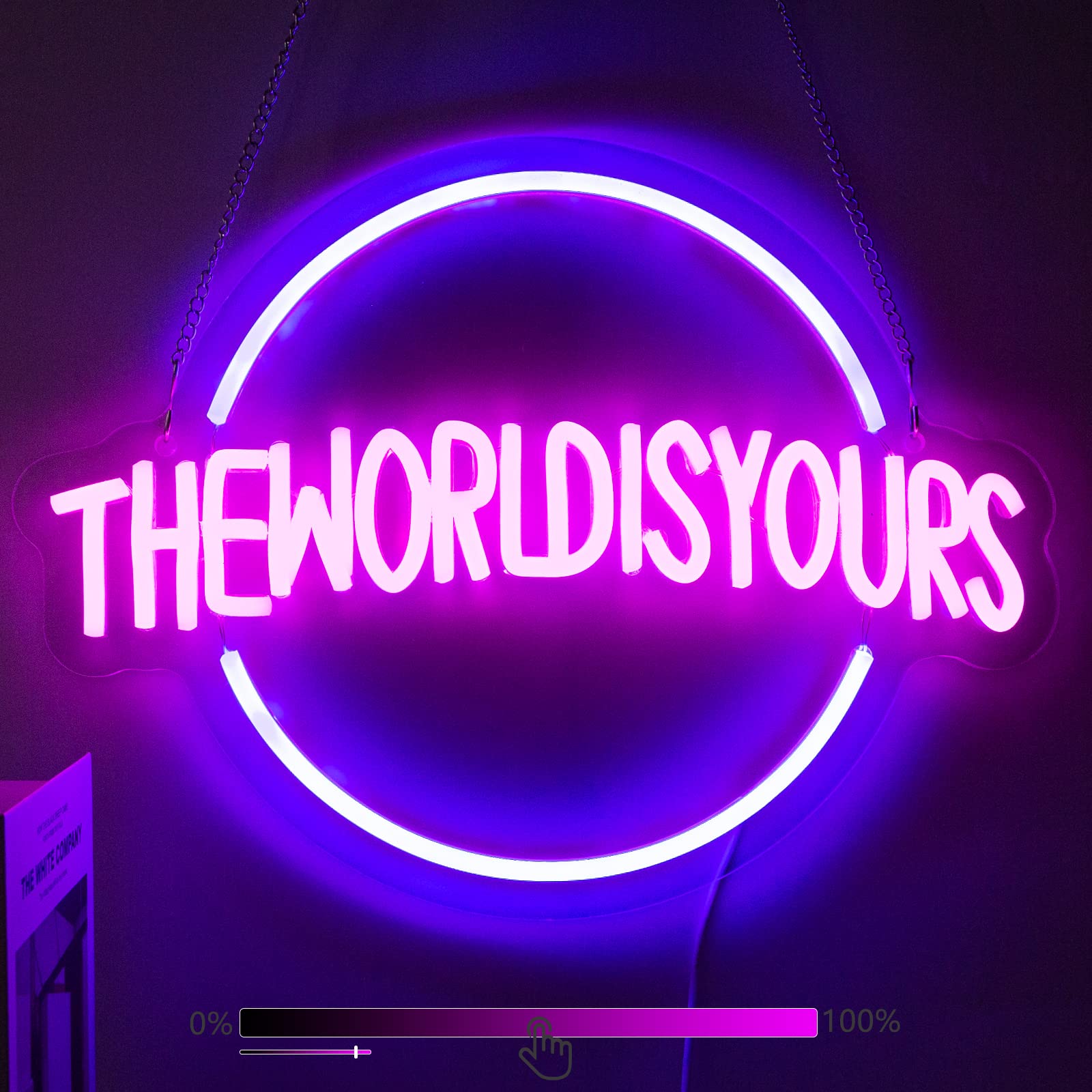 The World Is Yours LED Neon Sign