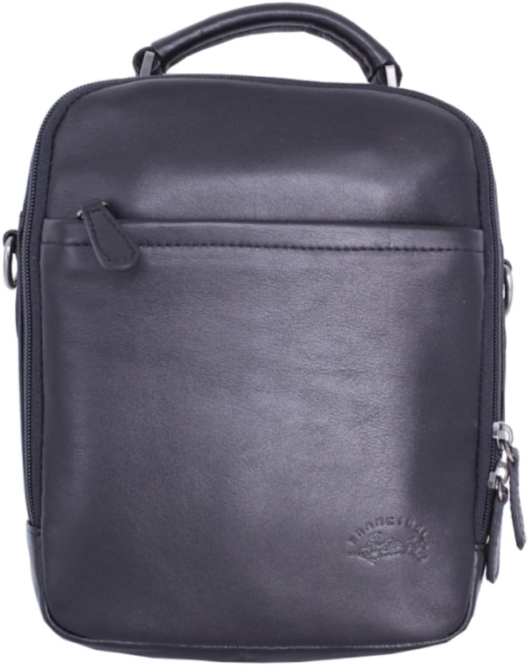 Francinel - Model 652011 - Sac bandoulière Cuir, 3 compartiment,