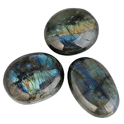 Rockcloud Irregular Polished Labradorite Palm