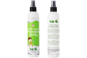 Snip-its Tangle Tamer Hair Detangler Spray for Kids 10oz | Leave-in Conditioner Spray – Curly or Straight - Anti-Static Formula - Made in USA, All-Natural Ingredients | Salon Quality. Kid Friendly.
