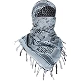FREE SOLDIER Scarf Military Shemagh Tactical Desert Keffiyeh Head Neck Scarf Arab Wrap with Tassel for Men Women
