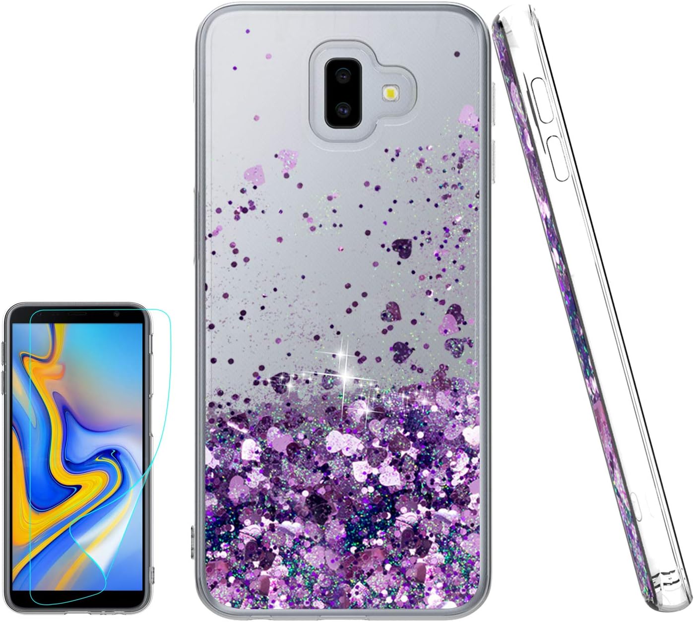 Atump Galaxy J6 Plus Glitter Case 