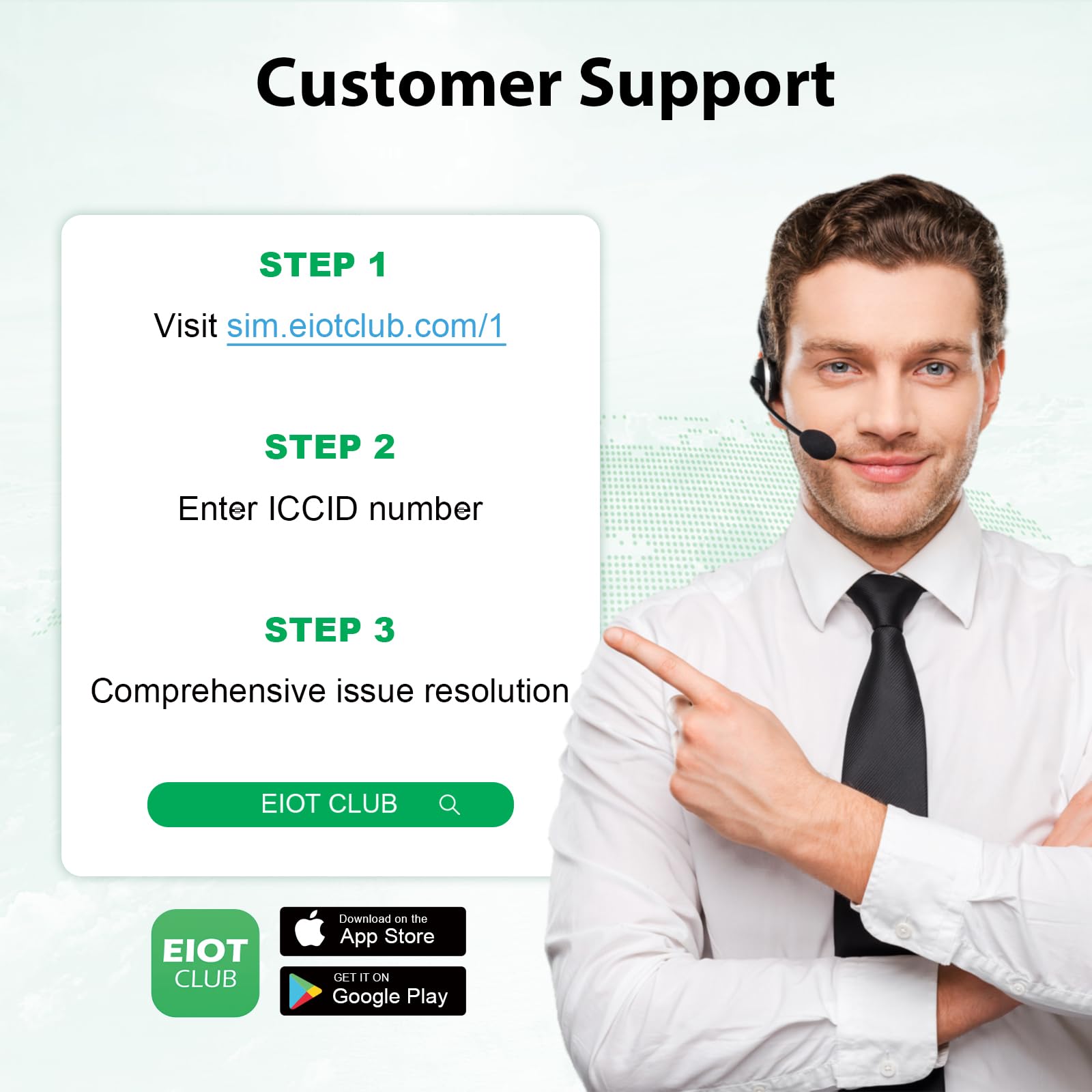 EIOTCLUB Unlimited Data Only SIM Card - 30Day | USA Coverage, 5G/4G LTE SIM Card Works with Routers, WiFi Hotspots, Laptops, Tablets, Phone | 3-in-1 SIM (No Contract)
