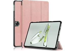 Smart Case for OnePlus Pad Go 11.4'' (2023), Ratesell Lightweight Trifold Stand Smart Case Cover with Auto Wake/Sleep for OnePlus Pad Go/Oppo Pad Air2 Rose Gold