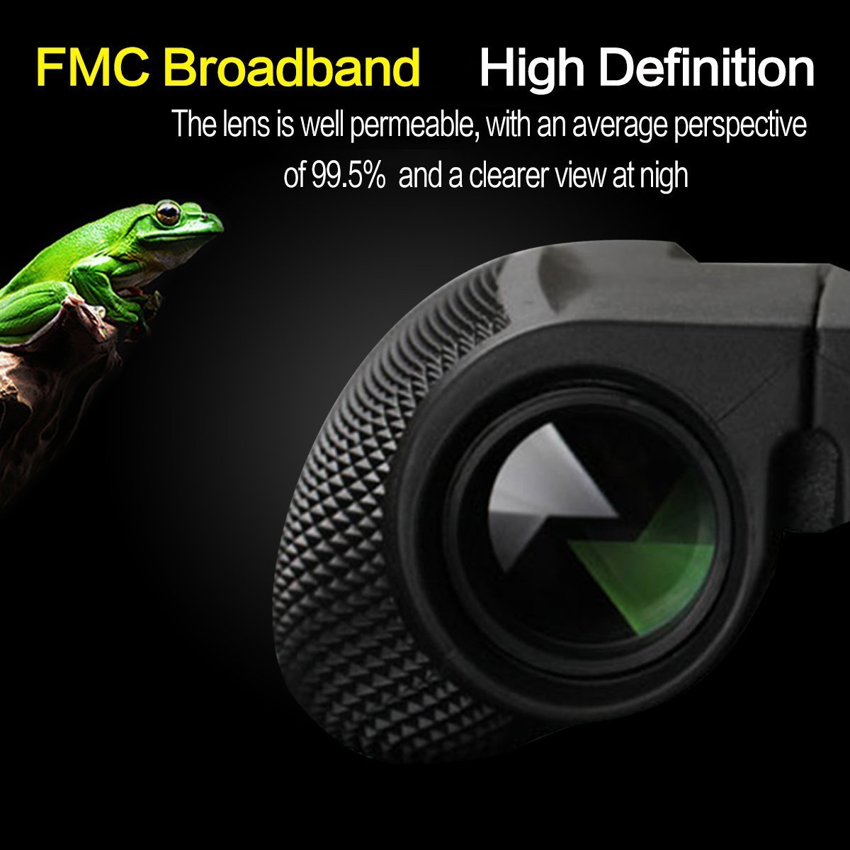 MetalBay Compact Binoculars with 10x25 High-Powered, Waterproof/Fogproof BAK7 Prism Lens Folding Telescope, Low Light Night Vision Clear Bird Watching for Kids & Men, Hiking Outdoor Sport and Concerts