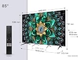 TCL 85Q6C-UK QD-Mini LED 4K HDR Google TV 1000nits Dolby Vision Atmos 2025 view 2