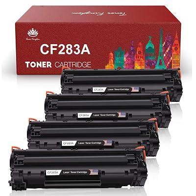 Buy Toner Kingdom Compatible Toner Cartridges Replacement for HP 83A CF283A  Work with HP LaserJet Pro MFP M125a M125nw M127fw M127fn M201n M201dw  M225dn M225dw PrinterBlack, 4-Pack Online in Indonesia. B00Y9HV56I