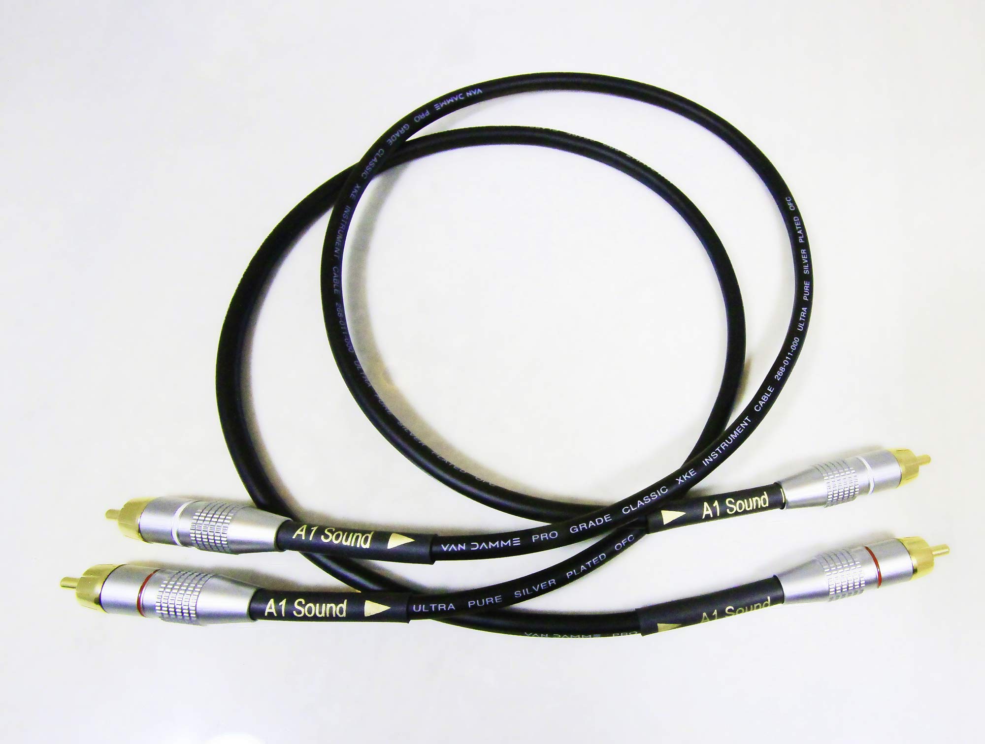 Van Damme Black Ultra X Audio Analogue Interconnect 1.5 Metre Pair