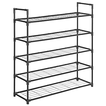 Flur und Ankleidezimmer Schuhaufbewahrung aus Metall für bis zu 10 Paar